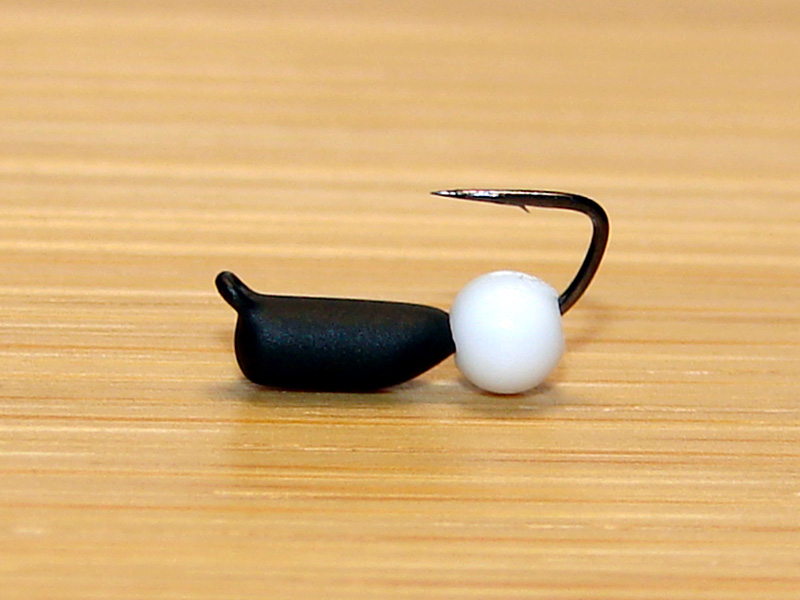 картинка D2,4 (0,25 гр) Мормышка УЛОВКА «неоновый шарик» 2 мм (белый флуоресцентный) от магазина "Без насадки"
