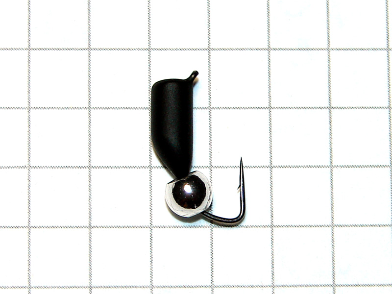 картинка D3,2 (0,95 гр) Мормышка УЛОВКА "гвоздик" с латунным шариком 3,8 мм (серебро) от магазина "Без насадки"