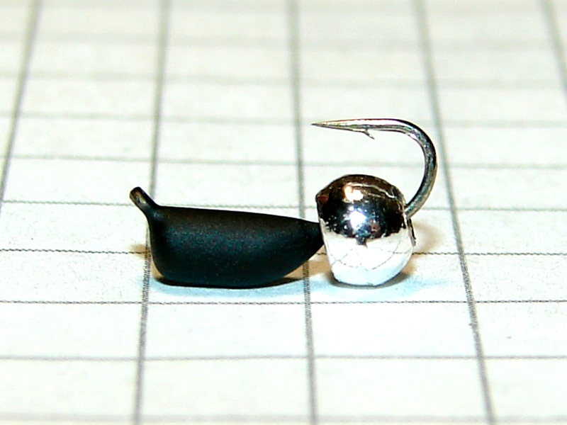 картинка D2,4 (0,45 гр) Мормышка УЛОВКА «вольфрамовый шарик» 3,3 мм (серебро) от магазина "Без насадки"
