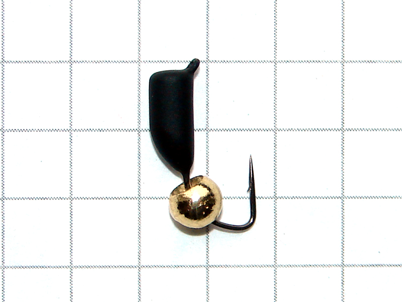 картинка D3,2 (1,1 гр) Мормышка УЛОВКА «вольфрамовый шарик» 3,8 мм (золото) от магазина "Без насадки"