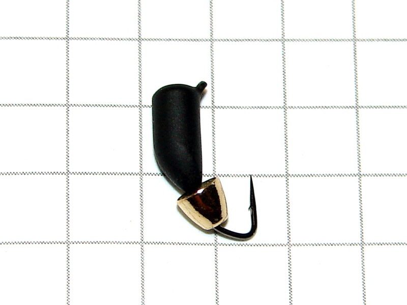 картинка D3,2 (0,82 гр) Мормышка УЛОВКА "гвоздик" латунный "колокольчик" 3 мм от магазина "Без насадки"
