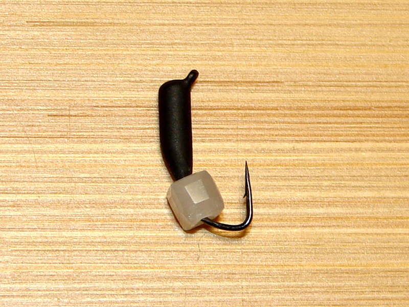 картинка D2,4 (0,40 гр) Мормышка УЛОВКА «гвоздекубик» 3,5 мм (белый) от магазина "Без насадки"