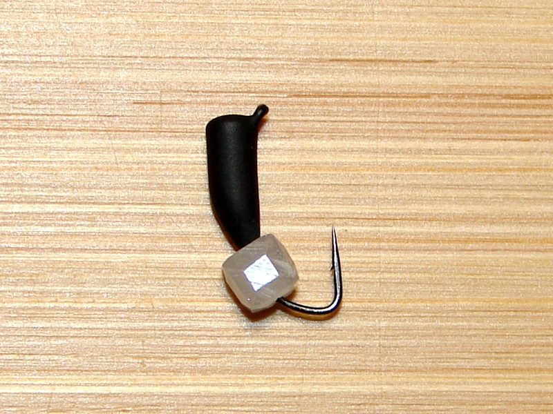 картинка D2,8 (0,50 гр) Мормышка УЛОВКА «гвоздекубик» 3,5 мм (белый) от магазина "Без насадки"